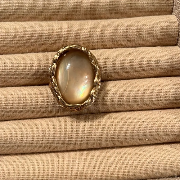 Chloe & Isabel Feather & Cabochon Ring - Picture 2 of 2